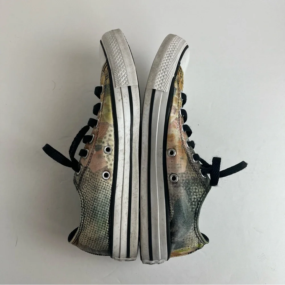 Converse All Star Digital Rose Multicolor Low-Top Sneakers Women’s Sz 8 Boho